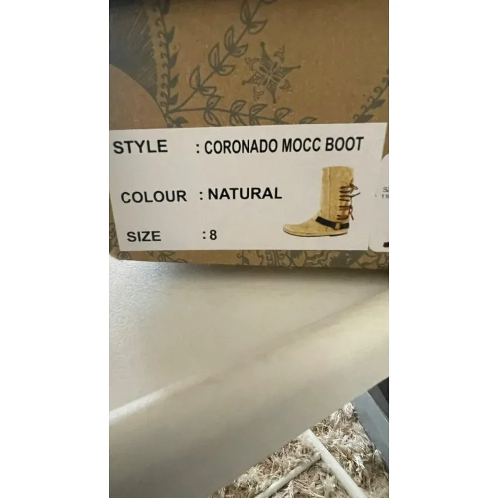 Free People Coronado Moccasin Boho Boots Sz 8 NEW - Picture 8 of 9